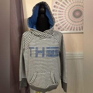 Tommy Hilfiger Sport Blue and Gray Hoodie